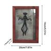 Vintage Photo Frame Mysterious Ghost Specimen Photo Frame Bat Custume Gothic Wall Art Old Photo Home Decor Wall Painting
