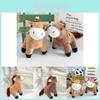 Charming Horse Plush Keychain Couple Backpack Accessory Stuffed Doll Wholesale 13cm