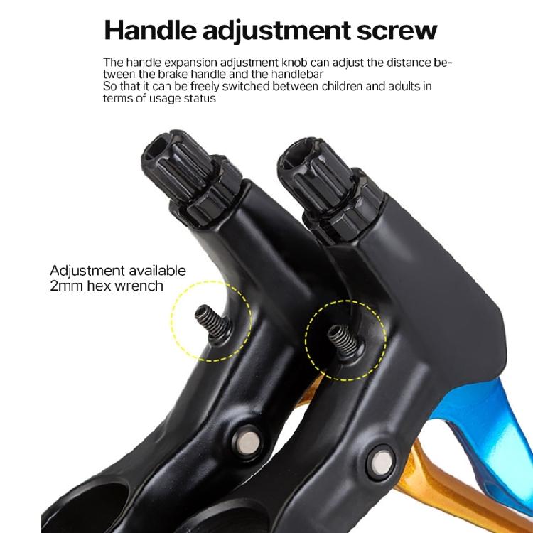 1 Pair Bike Brake Lever Handles Universal V-Brake Handlebar Bike Brake Handle