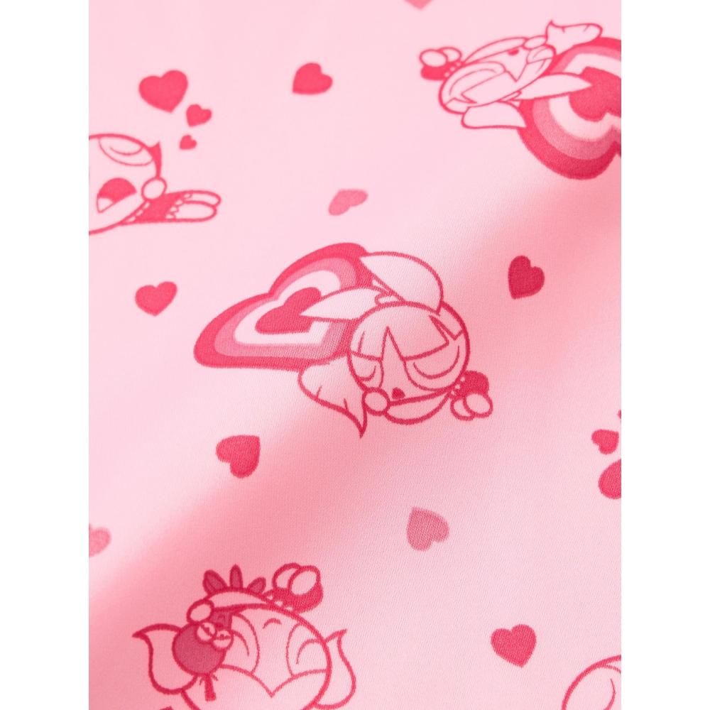 Gu By Uniqlo Satin Pajama  Long Sleeve   Long Pants  The Powerpuff Girls