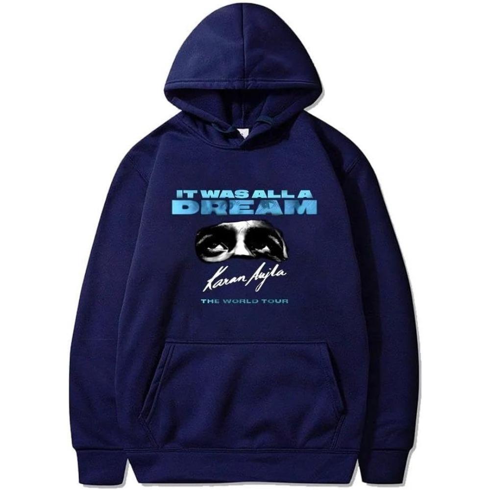

Karan Aujla It Was All A Dream World Tour Merch Hoodie Women Men Long Sleeve Sweatshirt Fashion Pullover Clothes 3XL