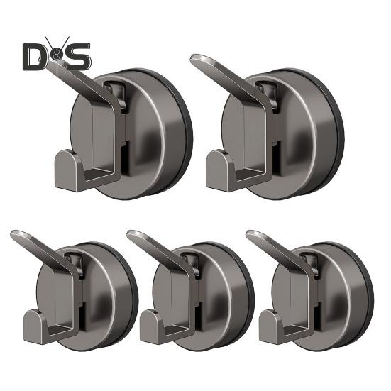 

Крючок с присоской, прочный, выдерживающий нагрузку, не деформируется, не требует винтов, простая установка, многоцелевая вешалка для одежды, дверной крючок 5 серый