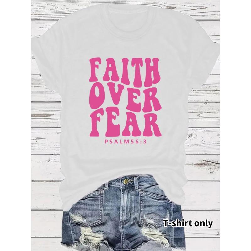 Women's Fashionable, Loose and Casual Short-sleeved Round-neck T-shirt