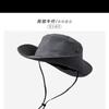 New hiking hat men's bucket hat sun protection shade outdoor camping hat women's summer UV protection face cycling travel