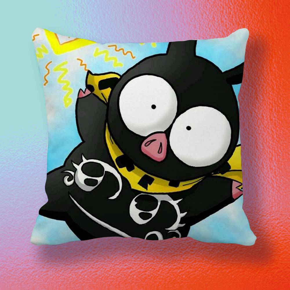 Anime Cute Ranma P Chan Doublesided printed pillow cover Solid color minimalist pillowcase fits all bedroom styles