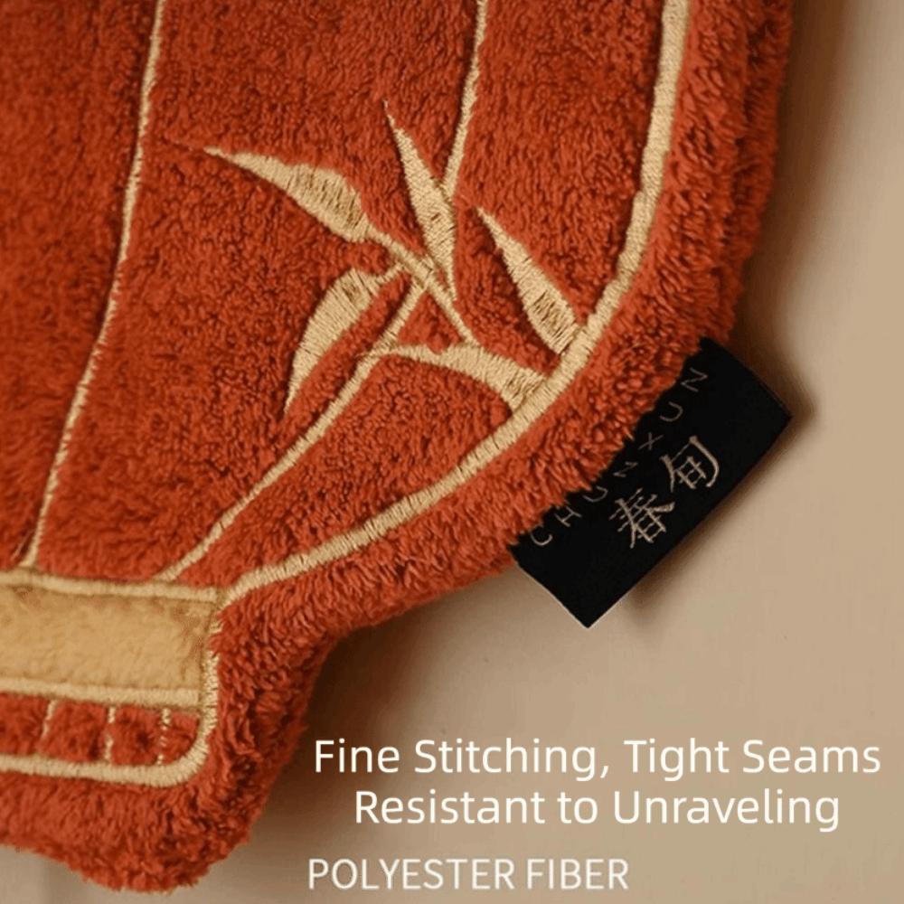 Creative Lantern-style Hand Towel Absorbent Thickened Red Lantern Washing Towels Coral Velvet Traditional Hanging Lantern Towel