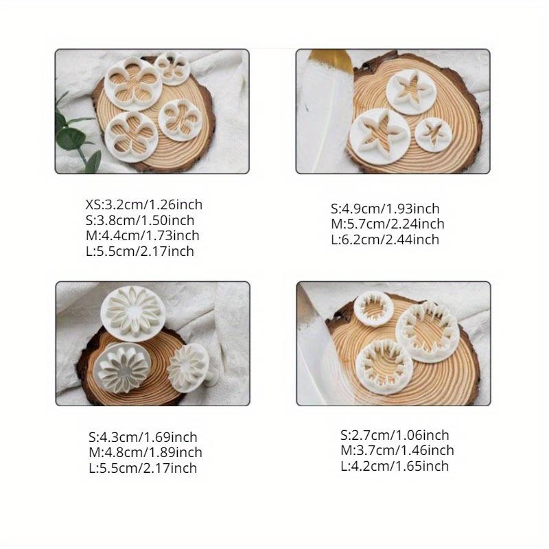 33 Pieces/set Plunger Cutter Fondant Cutter Cake Cookie Mold DIY 3D Handmade Decoration Tools Baking Supplies Mold
