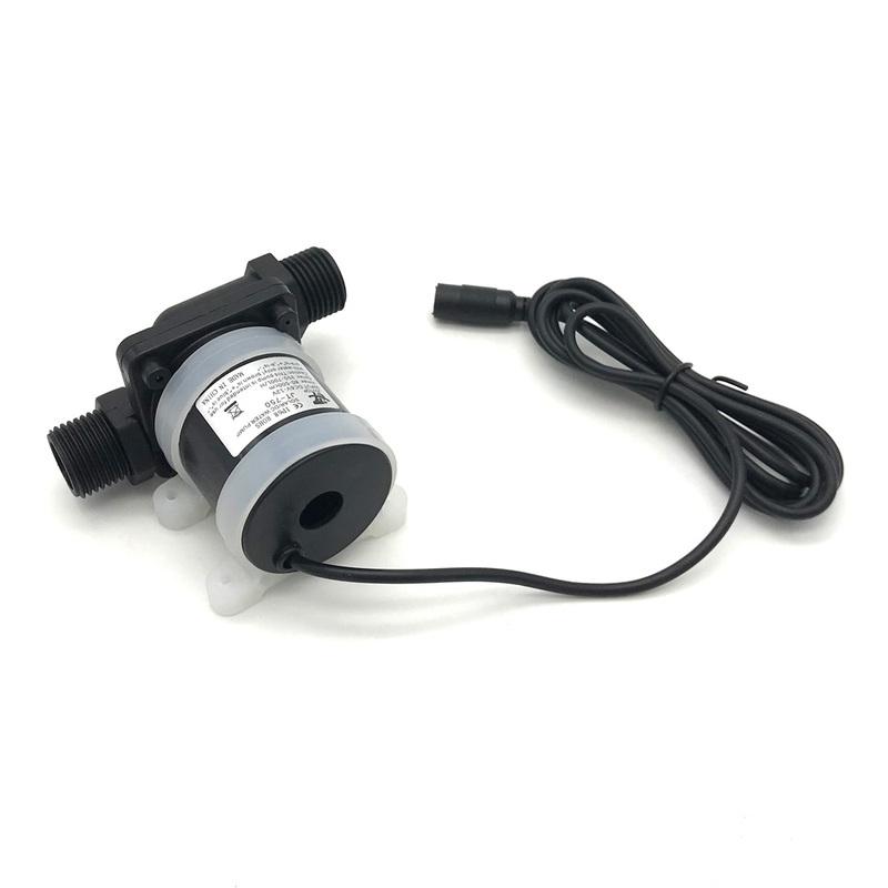 Javtop JT-750D DC 12V Wasserpumpe Bürstenloser Motor Pumpe 1/2'' 5/8'' Gewinde Max 7M 900L/H Ultra-leise Auto Waschen Garten Nutzung Pumpe