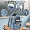 Women Schoolbag Large Capacity School Backpack Teens Girl Boy Casual Daypack Bag Student Travel Backpack, Hand Luggage Backpack