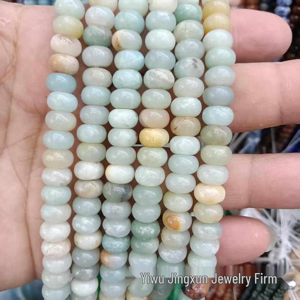 100 Natural Stone 5x8mm Abacus Beads for Jewelry Making – Bracelets & Necklaces