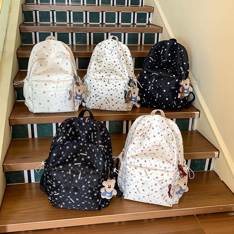 Schoolbag trendy schoolbag new star student girl high value backpack printing atmosphere large capacity commuter ins backpack