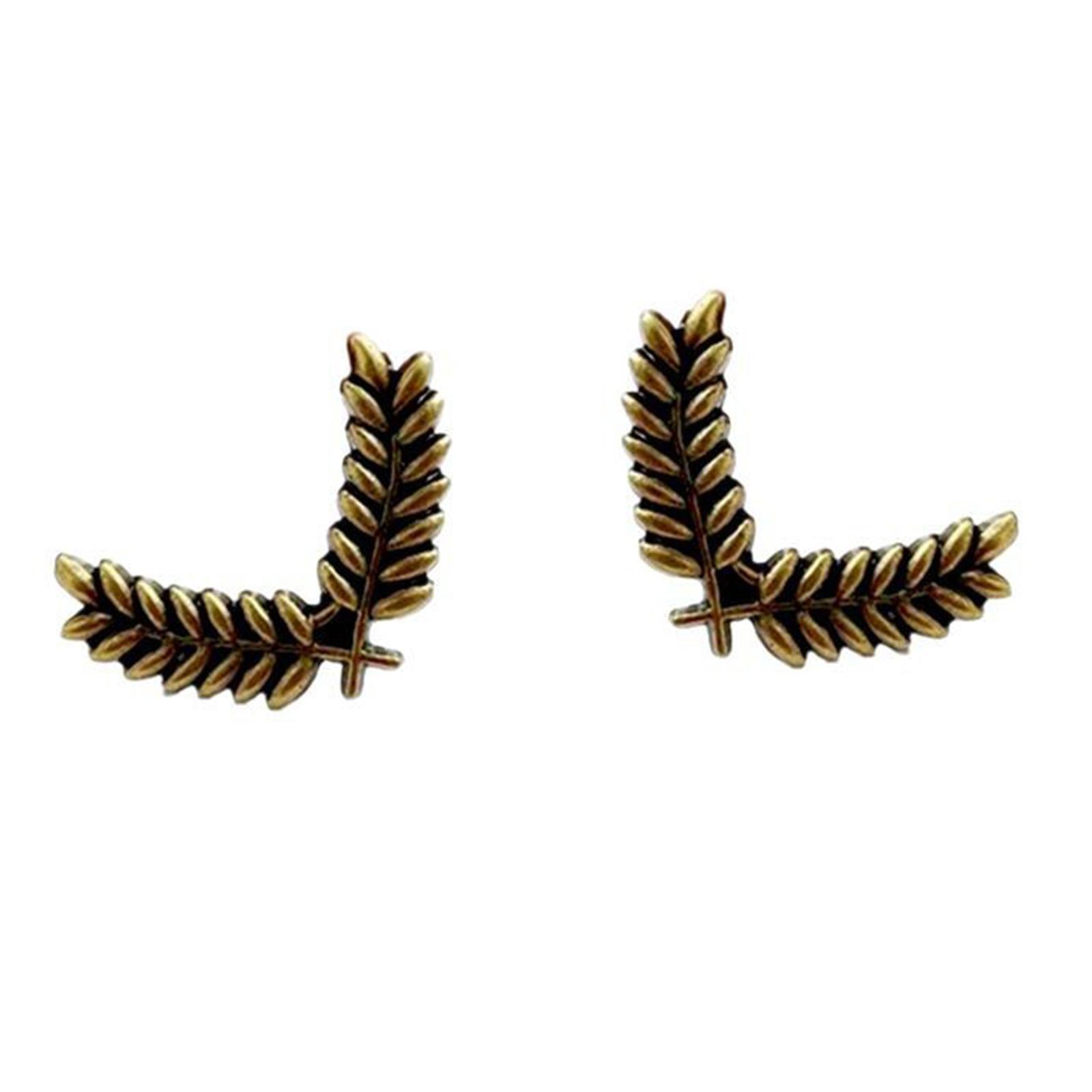 

Елегантна ретро брошка у вигляді колоска пшениці, сплавний аксесуар, легка шпилька для лацкана, ювелірний аксесуар для офісної вечірки, весілля бронзовий