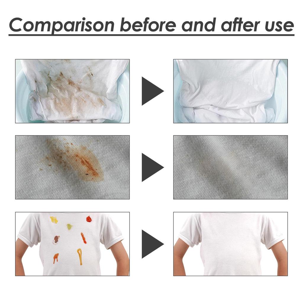 Jaysuing Bio-enzymatické šumivé tablety Čisticí tablety na žloutnutí a odolné skvrny Skvrny od kávy