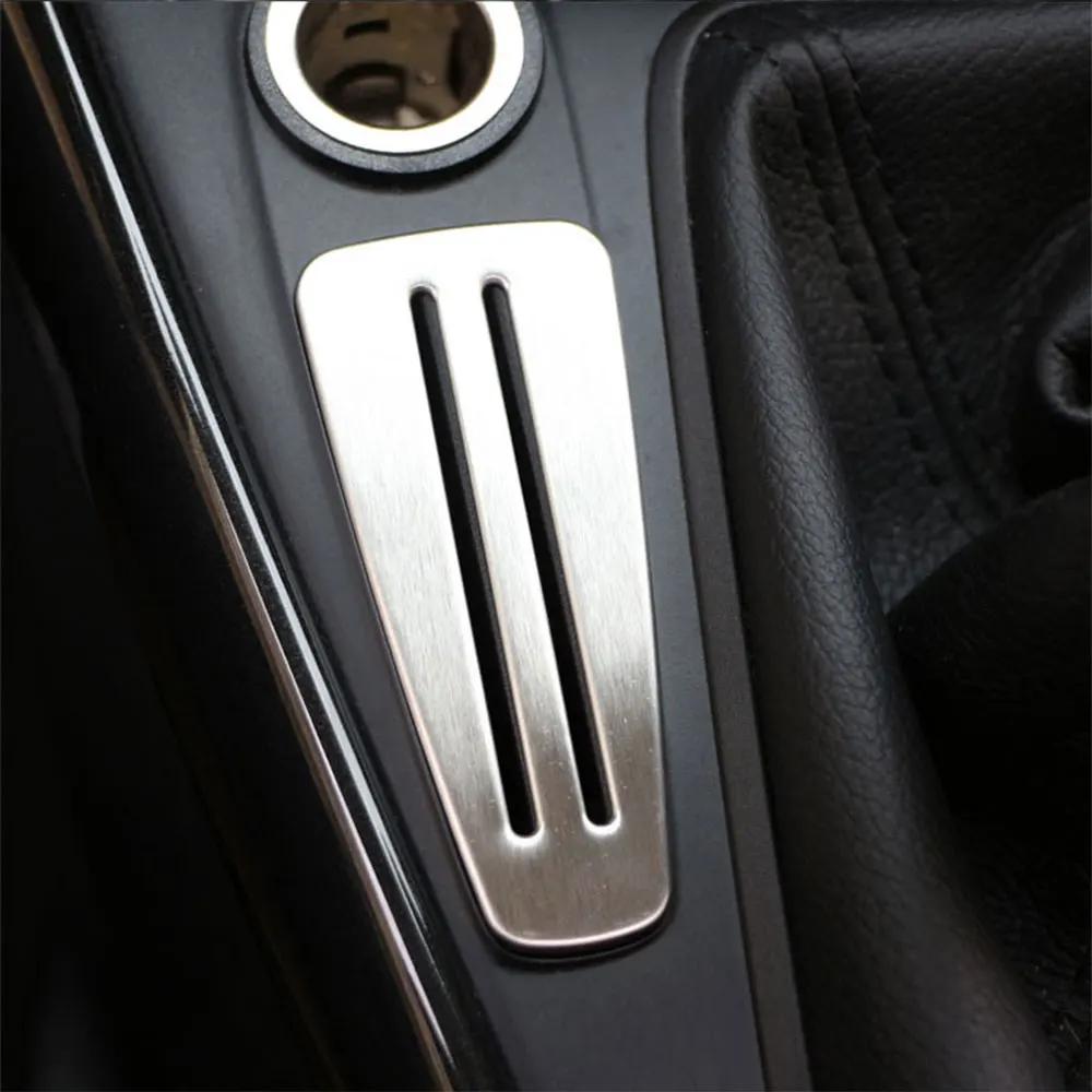 For Ford Focus 3 MK3 Focus3 2015 2016 2017 2018 Accessories Card Slot Protection Cover Trim Interior Center Console Sticker