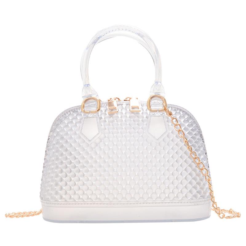 

Сумки-ракушки, сумки из желе, женские сумки из ПВХ, новые ажурные однотонные сумки через плечо для отдыха, универсальные женские трендовые сумки