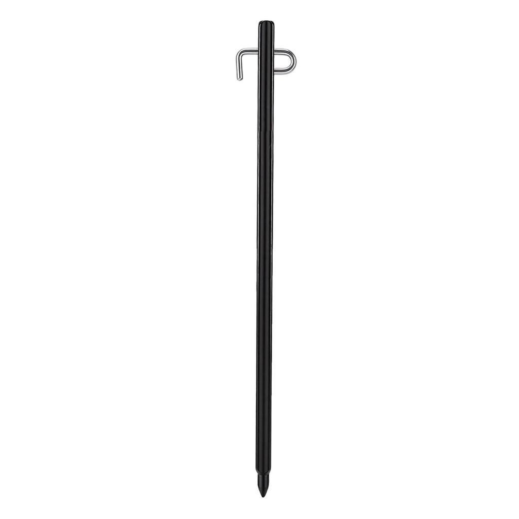 Heavy Duty Aluminum Alloy Tent Ground Stakes with Reinforced Hook, 11.02 Inch for Awning