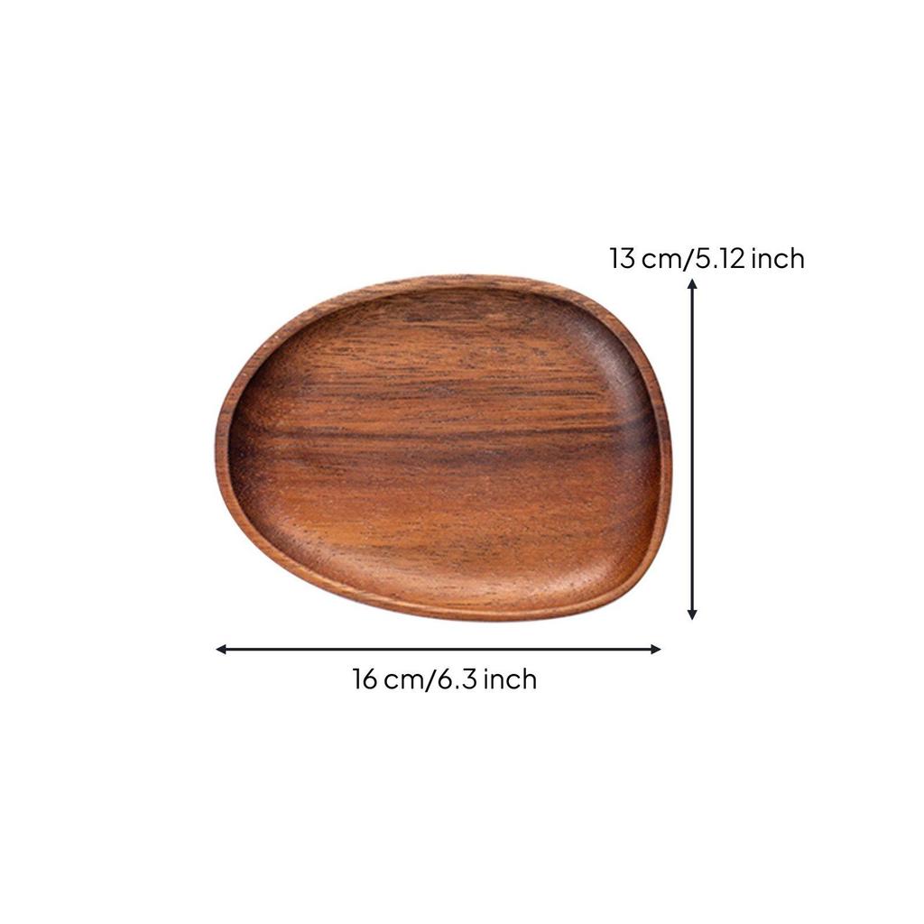 Walnut Tray Serving Platter Rustic Elegance for Dining Table