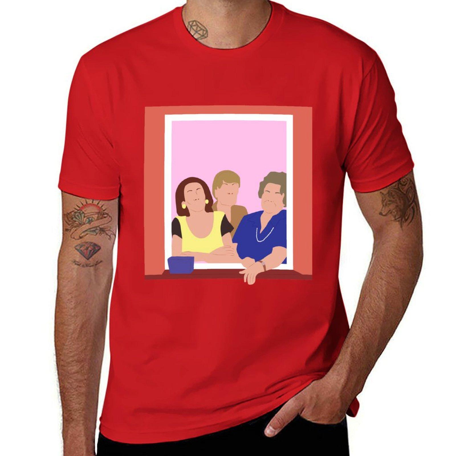 Patio radio - ANHQV T-Shirt funnys graphics customs korean fashion t shirts for men graphic S