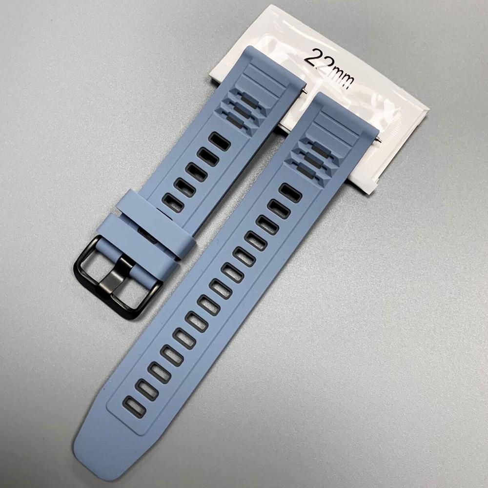 22mm Silicone Strap For Huawei Watch 5 4/GT6 Pro GT 6 5 4 3 46mm Replace Band For Amazfit Bip 6 5/BALANCE 2 GTR4 Sports Bracelet
