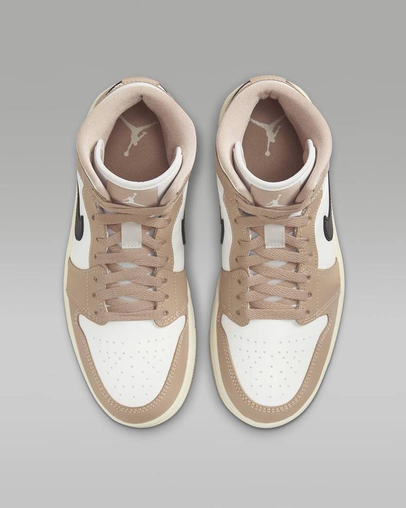 BQ6472-103 Nike Air Jordan 1 Mid Desert (Women's)