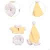 3 Pack Doll Set for Kids DIY Accessories 17cm Dolls