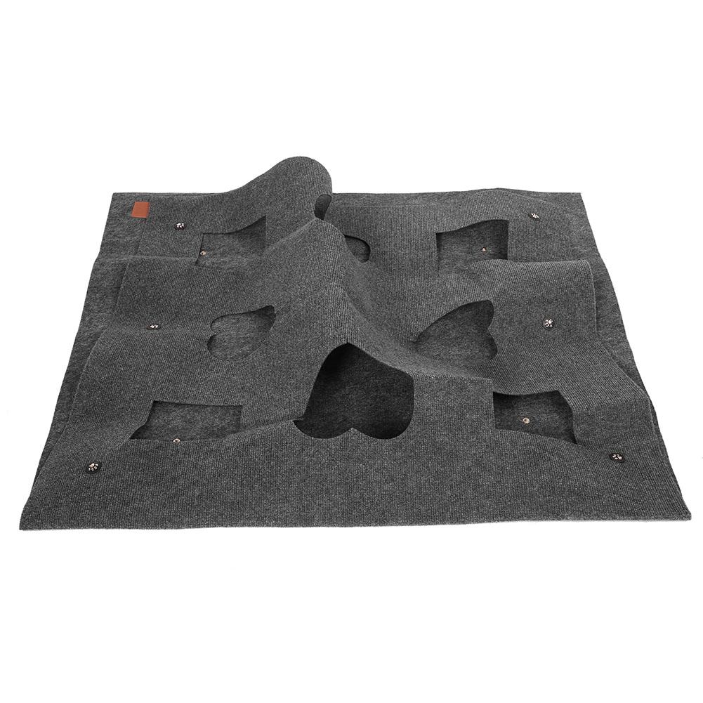 Mata do zabawy dla kota, termiczna podstawa, interaktywna, treningowa, drapak