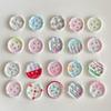 10Pcs 18mm Cute Sweetheart Cartoon Button Kids Clothing DIY Sewing Supplies Decor Accessories for Hair Clips DIY for Crocs Shoes