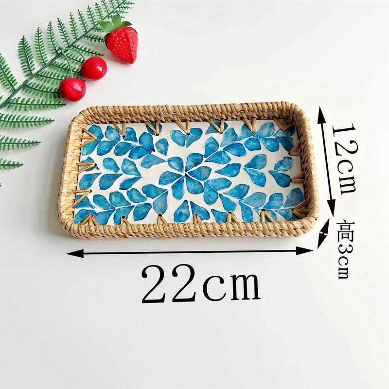 

Horned Pansy Woven Shell Storage Basket