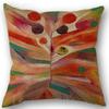 Color CD Pattern Pillowcase Wedding Decorative Linen Pillow Case For Home Pillow Cover 45X45(One Sides)