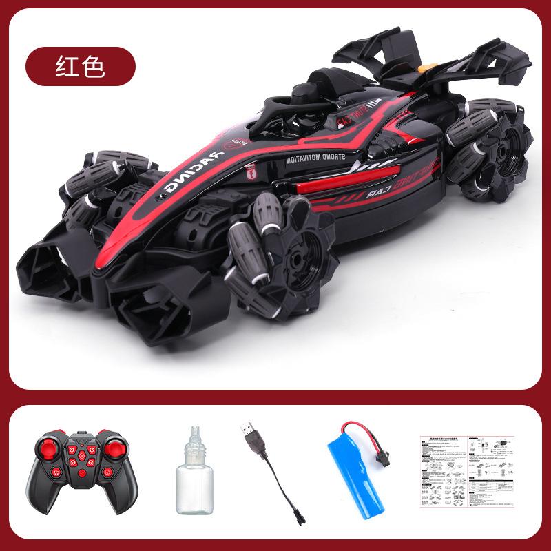 

Машина F1 Equation, каскадерская машина для распыления краски, детская скоростная полноприводная гоночная машина с дистанционным управлением красный