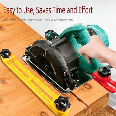 Durable Adjustable Cutting Machine Base Guide Rail ABS High-Quality Locking Tool Holder Woodworking Fixing Bracket