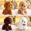 Simulated Teddy Dog Doll Stuffed Plush Toy For Kid Birthday Gift