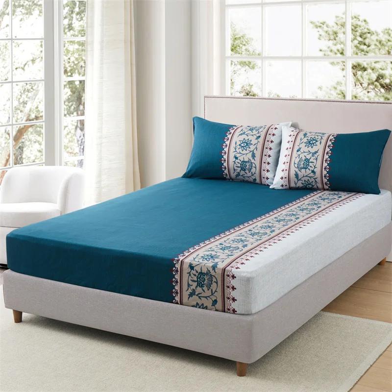 

Простыня на резинке сливовый цвет королева твин детская китайский стиль белая цветочная набор простыней с ботаническим серым покрывалом для кровати для мальчика девочки 99x190x35cm 3pcs