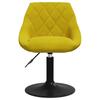 Dining Chair Mustard Yellow Velvet