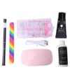 Nail Art Tools Nail Dryer Lamp File Extension Glue Builder Manicure Extension Transparent