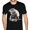 Black Motocycle Biker Tees Men Graphic Custom Oversized Anime Tshirt Men Retro Cotton Crew T-Shirts Punk Style Custom Wholesale