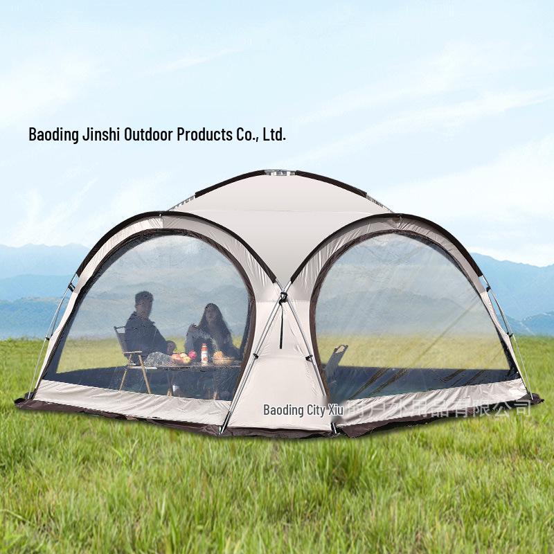 Windproof Blackout Spherical Dome Camping Tent - Extra Large Multi-Person Space, Sun Protection, Waterproof
