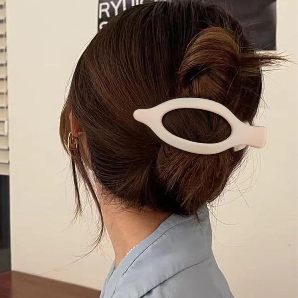 Matte Hair Claw Clip Barrette Duckbill for Women Fashion Crab Acrylic Hairpin Ponytail Hairgrip Girls Hair Accessories Headwear