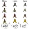 20xBionic Fly Fishing Bait,Trout Jigs Swimbaits Dry Flies Bass Fly Fishing Lures