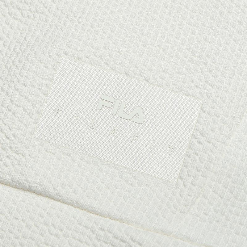 FILA Simple Versatile Comfortable Hooded Sweatshirt Women tops Vanilla-White A11W511201FIV