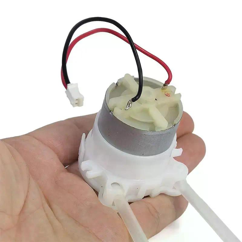 1Pcs DC 5V 6V 500 Metal Brush Geared Motor Micro Peristaltic Pump Dosing Liquid Water Squeeze Pump For Lab Ink Sampling Pump