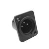 Kunststoff XLR 3-Pin Stecker & Buchse, Gerader Pin