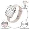 Small‑Waist Reverse‑Buckle Soft‑Silicone Watch‑Band Strap, Adjustable Wrist‑Bracelet Accessory For Apple Watch 42/44/45/46/49mm
