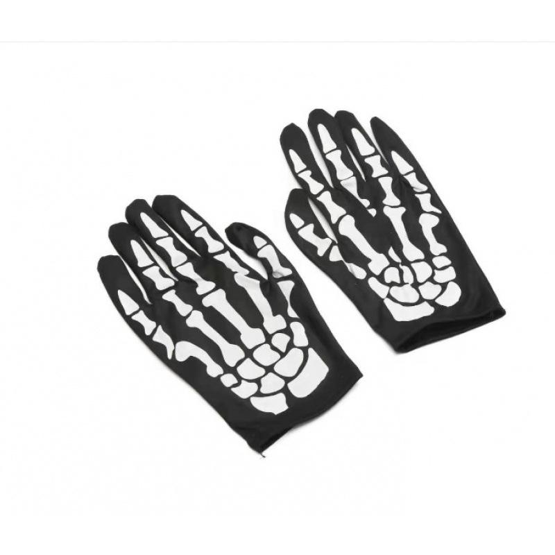 Halloween Party Adult Reaper Black Cape Cape Skull Face Towel Gloves Halloween Costume Prop Set