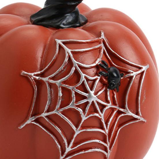 Halloween Ornament Letter Print Pumpkin Shape Festive Sculpture Home Parties Halloween Thanksgiving Decor