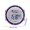 Waterproof Motorcycle Stainless Steel Luminous Clock Bike Universal Chrome Handlebar Mount Quartz Clock Watch Motor Accessories