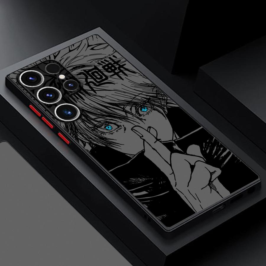 Funda Back Phone Cover Case for Samsung Galaxy S20 FE Note 20 Ultra 10+ S24 Plus S26 S22 S21 S25 Ultra S23 FE Japanese Anime