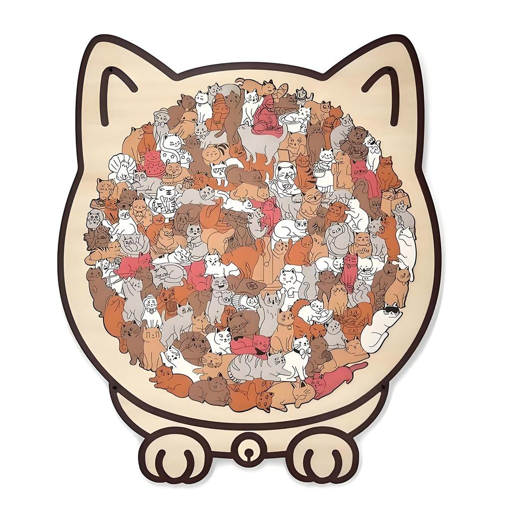 Shaped Wooden Puzzle Puzzle Puzzle Toy, A Gift For Children And Friends