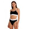 Tween Girls Two Piece Bikini Set Sporty Tank Bralette Top High Waist Bottom Adjustable Straps Swimwear 10 18 Years