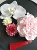 Flower Hair Accessory Set (5 pieces) - Perfect for Traditional Japanese Attire, Weddings, Coming-of-Age Ceremonies, Graduations, and Other Occasions